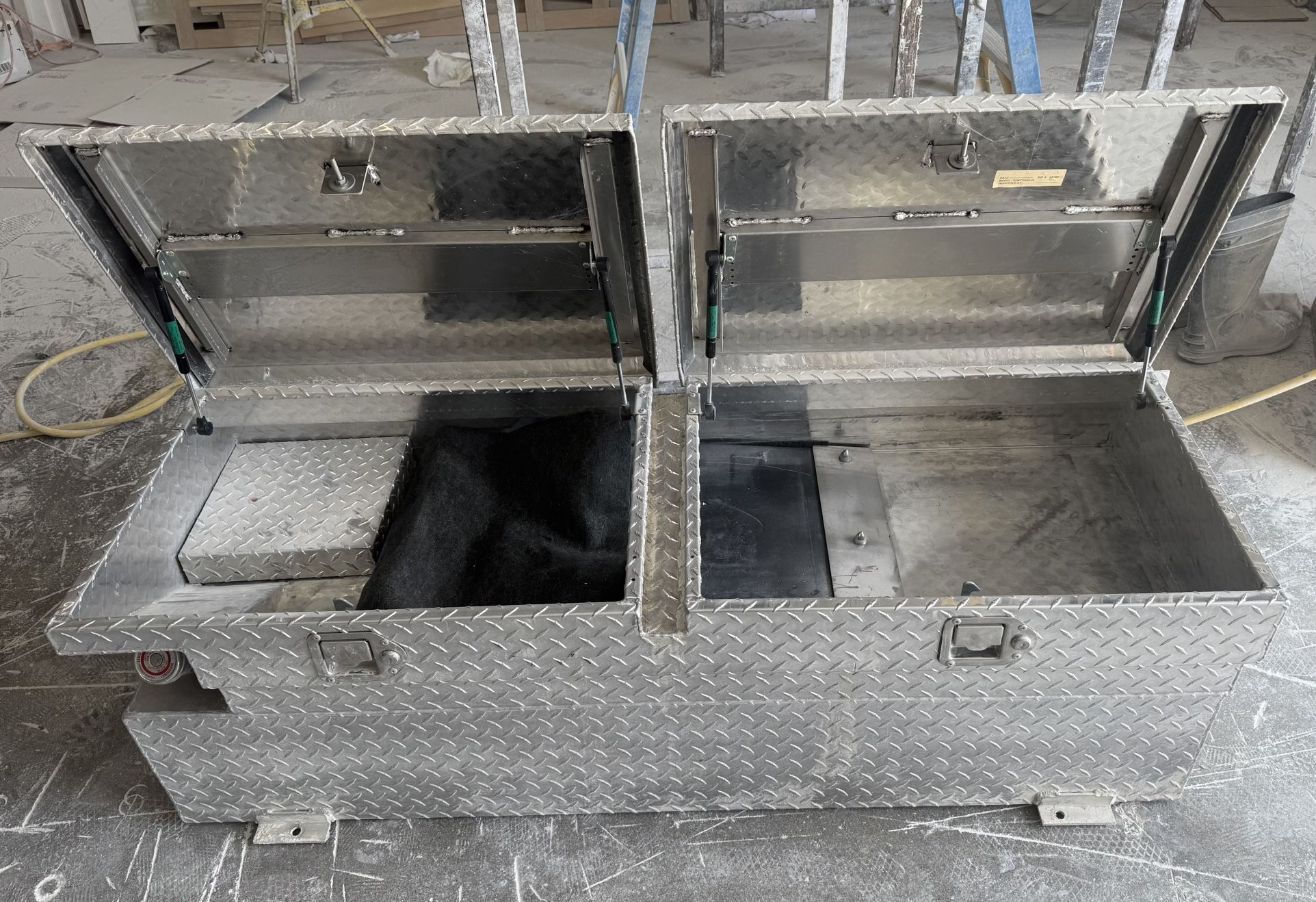 Truck Bed Fuel Tank and Storage Box  