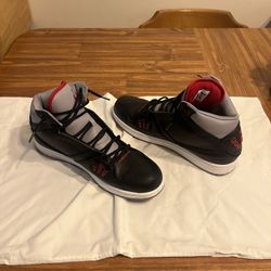 Nike  Air Jordan 1 Flight Black Red Cement 372704-010 men’s size 14