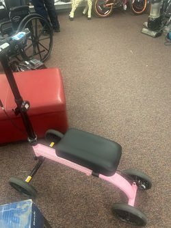Pink Knee Walker Scooter firm price