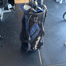 Taylor made Golf Bag And Clubs