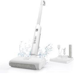 Electric Mop, High-Speed Wet Dry Vacuum Cleaner for Deep Cleaning Hard Floors, 60-Minute Runtime, Self-Cleaning System and Edge Cleaning Features for 
