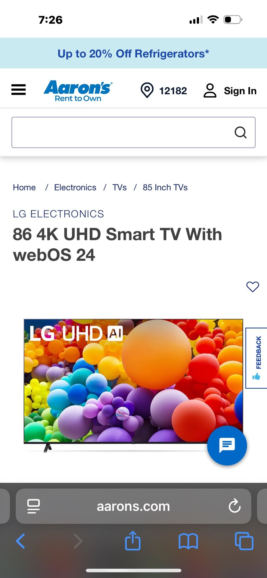 Lg 86 Inch