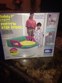 New potty'n step stool
