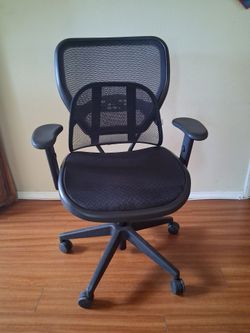 Ergonomic Adjustable Desk Chair w/Back Support
