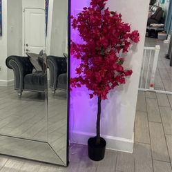 Fake Indoor  Pink Decorative Tree Plant 