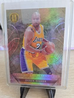 Lakers  Derek  Fisher  Parallel  Card