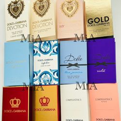 Dolce & Gabbana Women Perfume Collection Sample Size 1.5ml (12pcs)