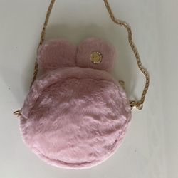 Easter Bag Faux Fur Purse Rabbit Bunny Children mini Crossbody 