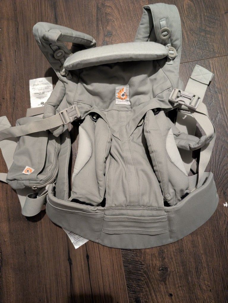 Ergobaby omni 360 Premium Cotton Ergonomic Baby Carrier Pearl Grey