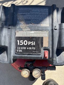 Porter cable 150 psi compressor