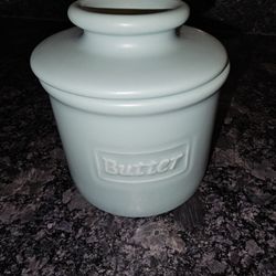 Original Butter Bell Butter Crock - Butter Keeper - Aqua (Butter Dish)