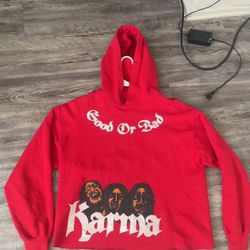 Karma Cloth Cropped Hoodie 