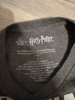 Gray Harry Potter Hogwarts Shirt Small