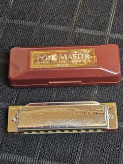 Suzuki Folk Master Harmonica Key of G