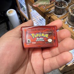 Authentic Pokemon Ruby GBA