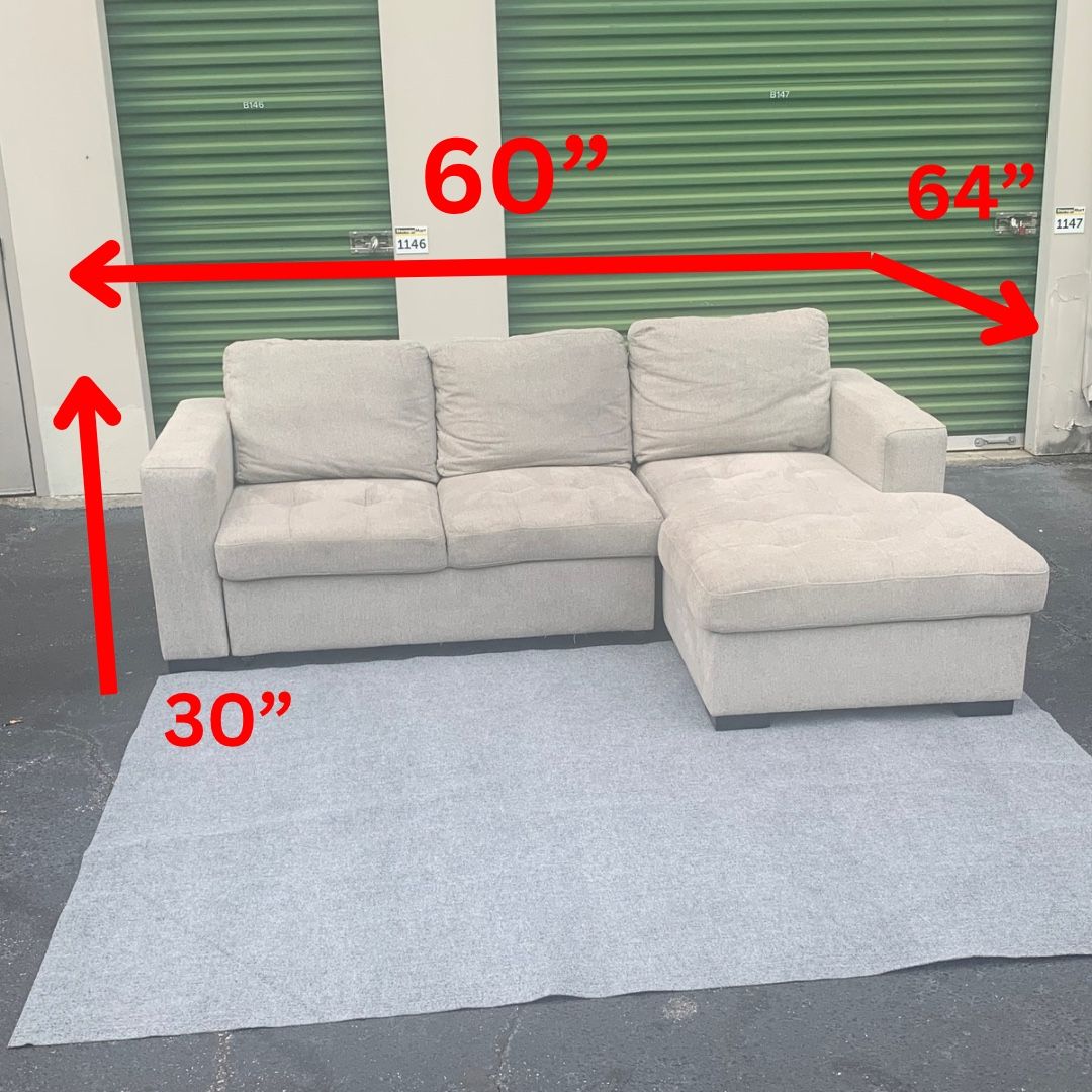 Grey Sleeper Sectional Local Delivery đ đ¨