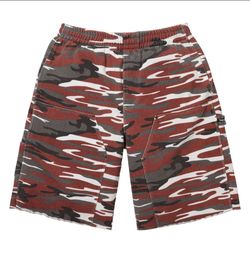 Supreme SS26 Double Knee Camo Sweat shorts (M)