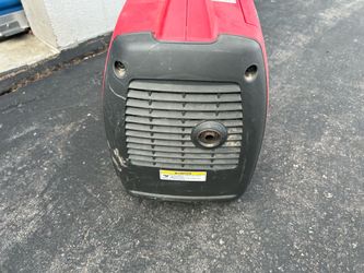 Red and Black Portable Inverter Generator