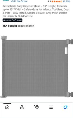 MomyMust Retractable Safety Gate