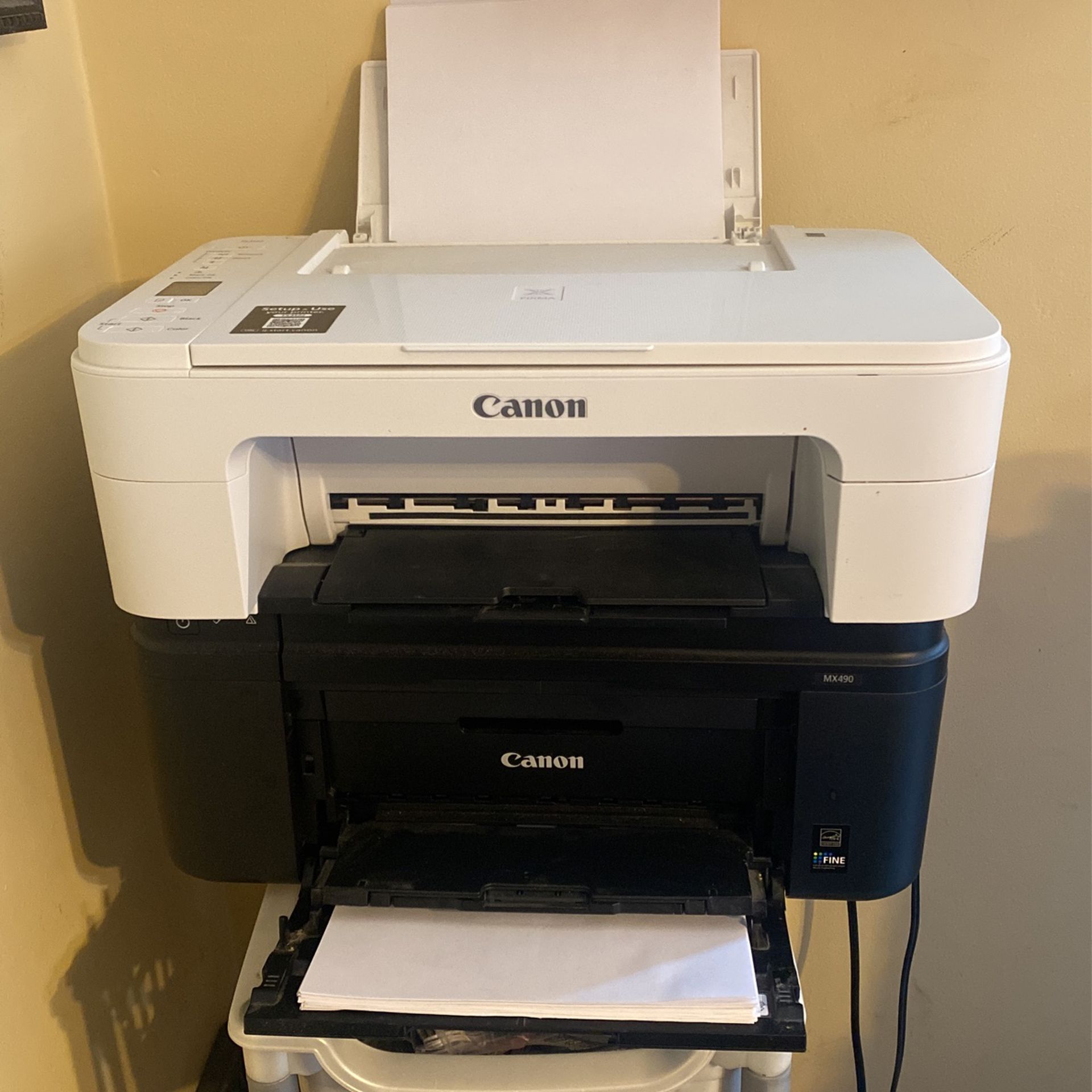 Two (2) Cannon Printers MX490 & TS3122