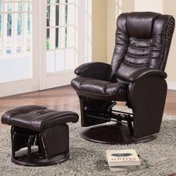 Super Comfy Swivel Chair with Ottoman! Lowest Prices Ever!