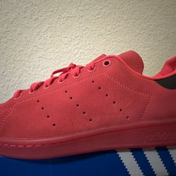 Red Suede Adidas Size 10