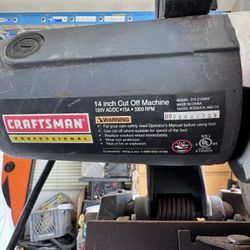 Craftsman 14 in. Abrasive Cut Off Saw