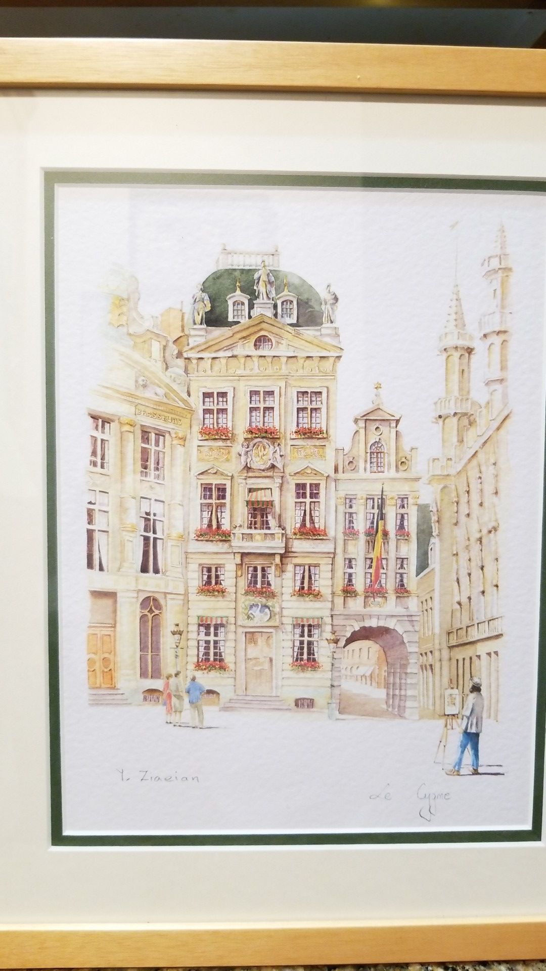 Y. Ziaeian painting "Le Cygne"