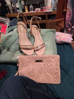 Aldo purse and shoes matching set