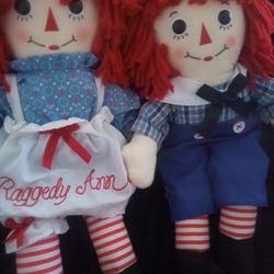 Aurora Raggedy Ann And Andy Dolls