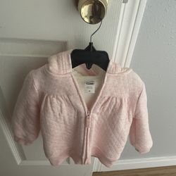 Toddler Cute Pink Jacket 12M (New)