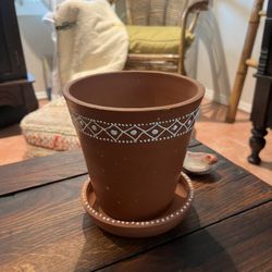 Ceramic Boho Clay Pot