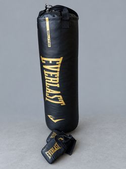 Everlast Elite Heavy Punching Bag with Gloves