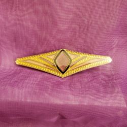 VINTAGE SIGNED REO PIERRE BEX STYLE PIN DECO DESIGN BROOCH. F11