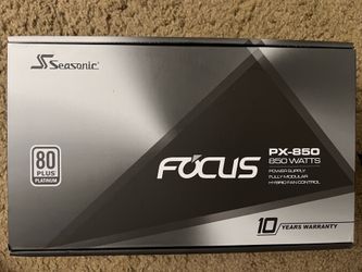 Seasonic PX-850 Power Supply Platinum 10YR Warranty