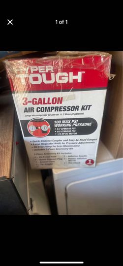Hyper Tough 3-Gallon Air Compressor Kit