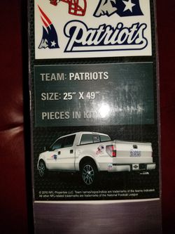 Patriots Car Decals