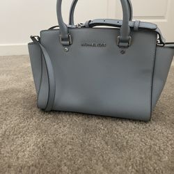 Blue Micheal Kors Bag
