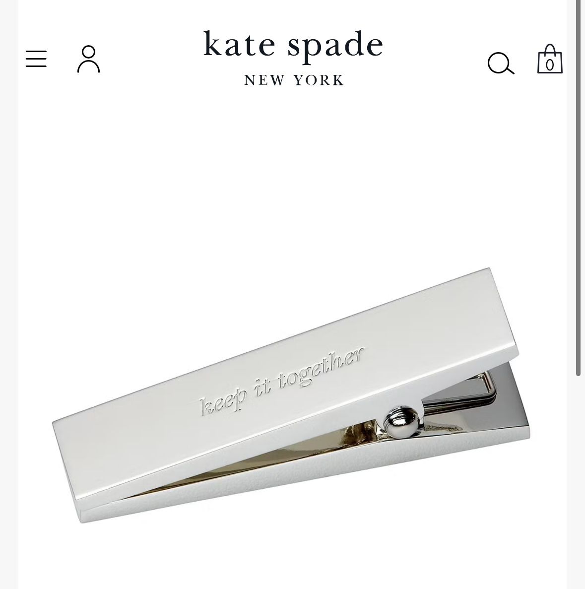 Kate Spade Silver Street ''Keep It Together'' Paperweight