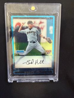 Brock Holt autograph card