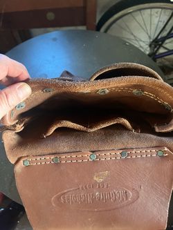 Vintage McGuire Nicholas cowhide tool pouch
