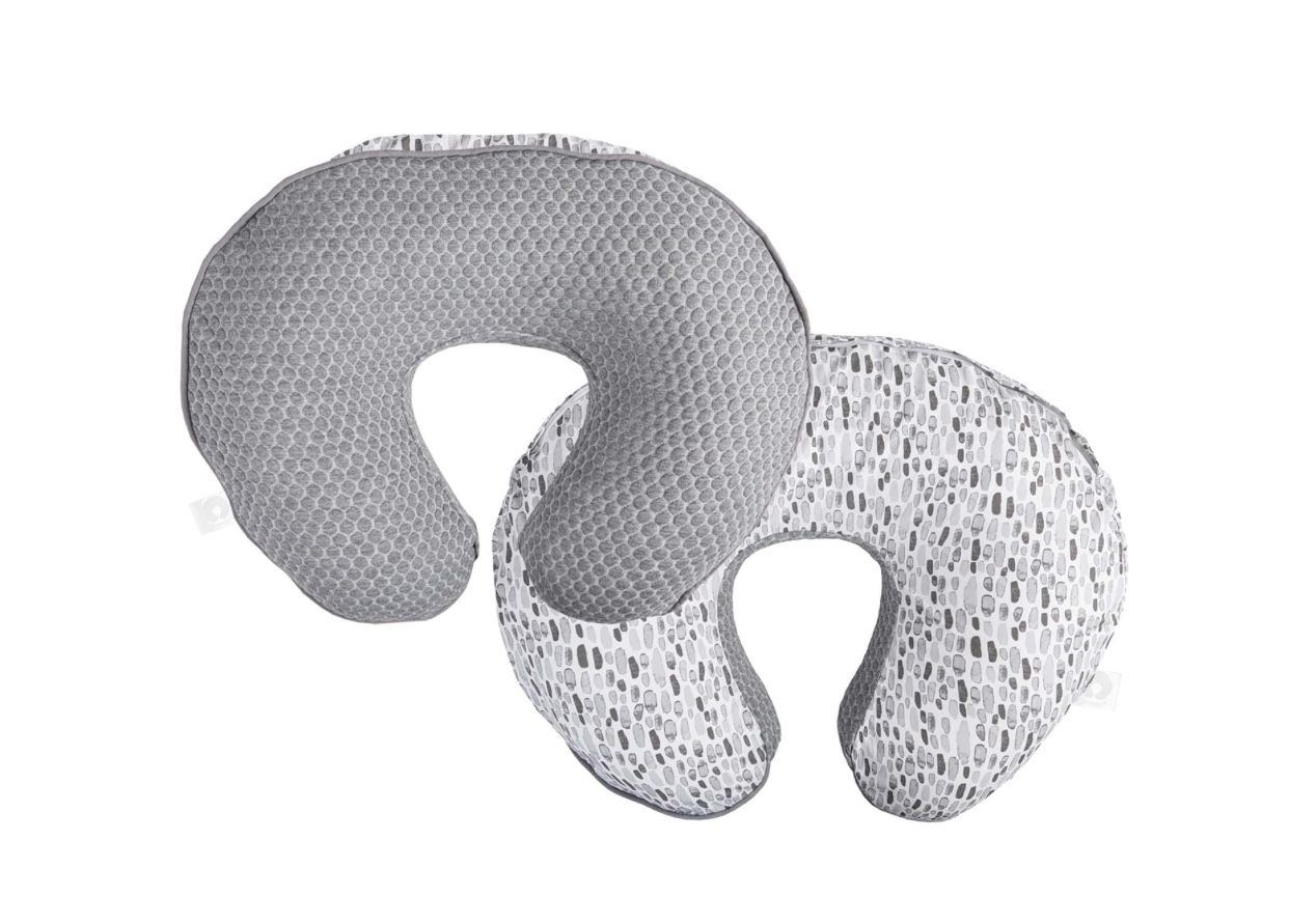 Boppy LUXE Feeding Infant Support Pillow, Luxury Fabric And Details For Baby.
