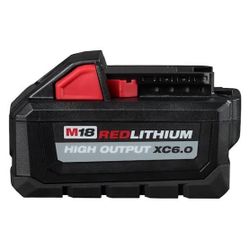 Milwaukee M18 XC 6.0 High Output Battery