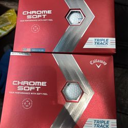 2 Boxes of Callaway Chrome soft 