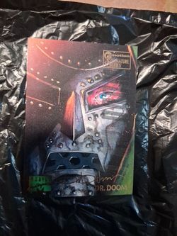 1995 marvel masterpiece gold signature-doctor doom