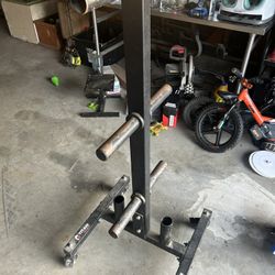 Titan Fitness Plate And Barbell Storage