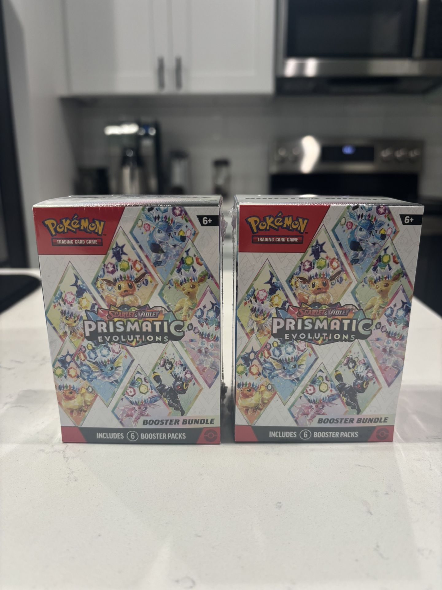 Pokémon Scarlet And Violet Prismatic Evolutions Booster Bundles (Lot of 2) - Brand New
