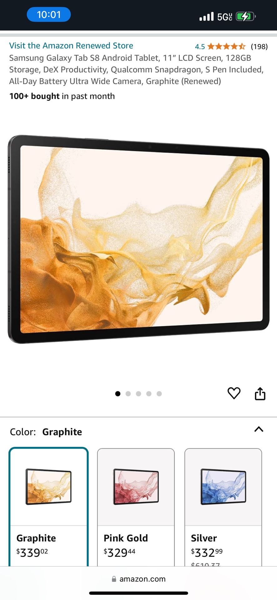 Samsung S8 Tablet