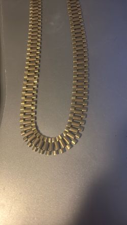 Gold Rolex Chain 10k Mix With 14k Chain 26 Inches 52grams Solid Gold Read Description REAL GOLD 