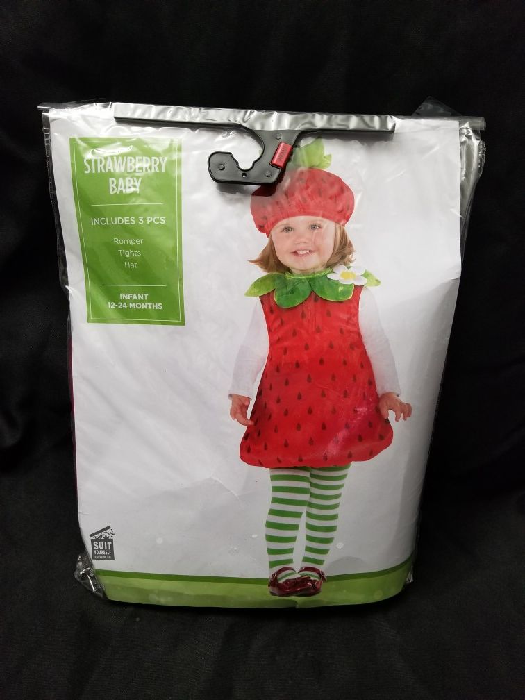 New Strawberry Baby Costume